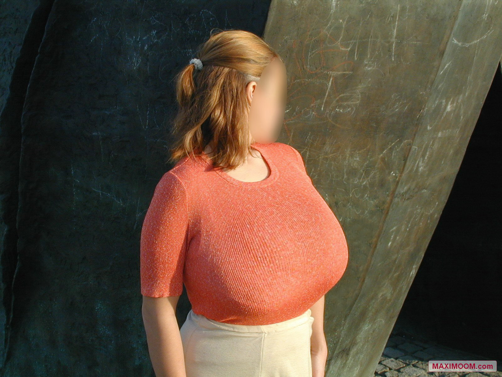 Bizarre Boob Proportions On A Quite Thin Girl